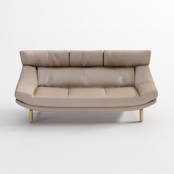 Urban Comfort Low-Poly Sofa 3D Model