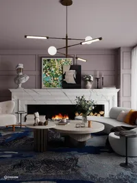 Elegant Living Room Design: Warmth Meets Sophistication