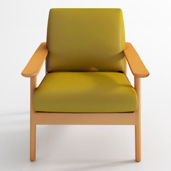 Cozy Lounge Chair 3D model for Modern Spaces