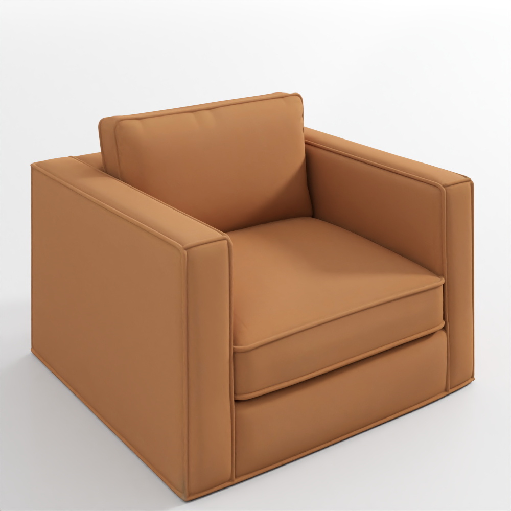 Ghế Da Maddox Tay Nhỏ