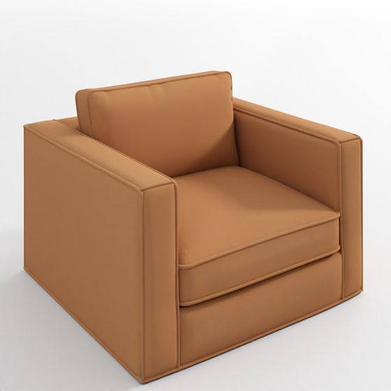 Ghế Da Maddox Tay Nhỏ