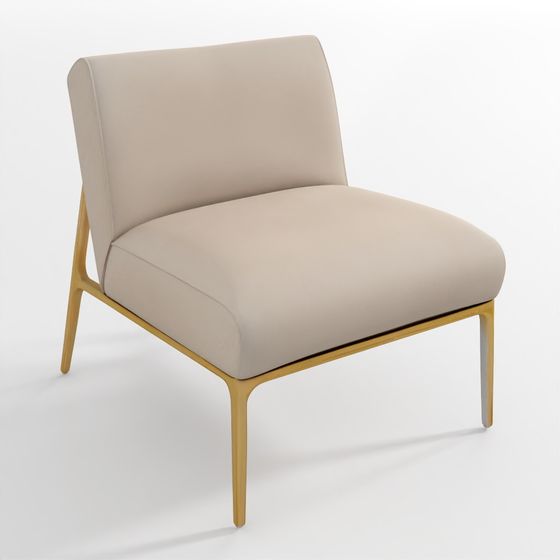 Кожаное кресло Таддеус без подлокотников