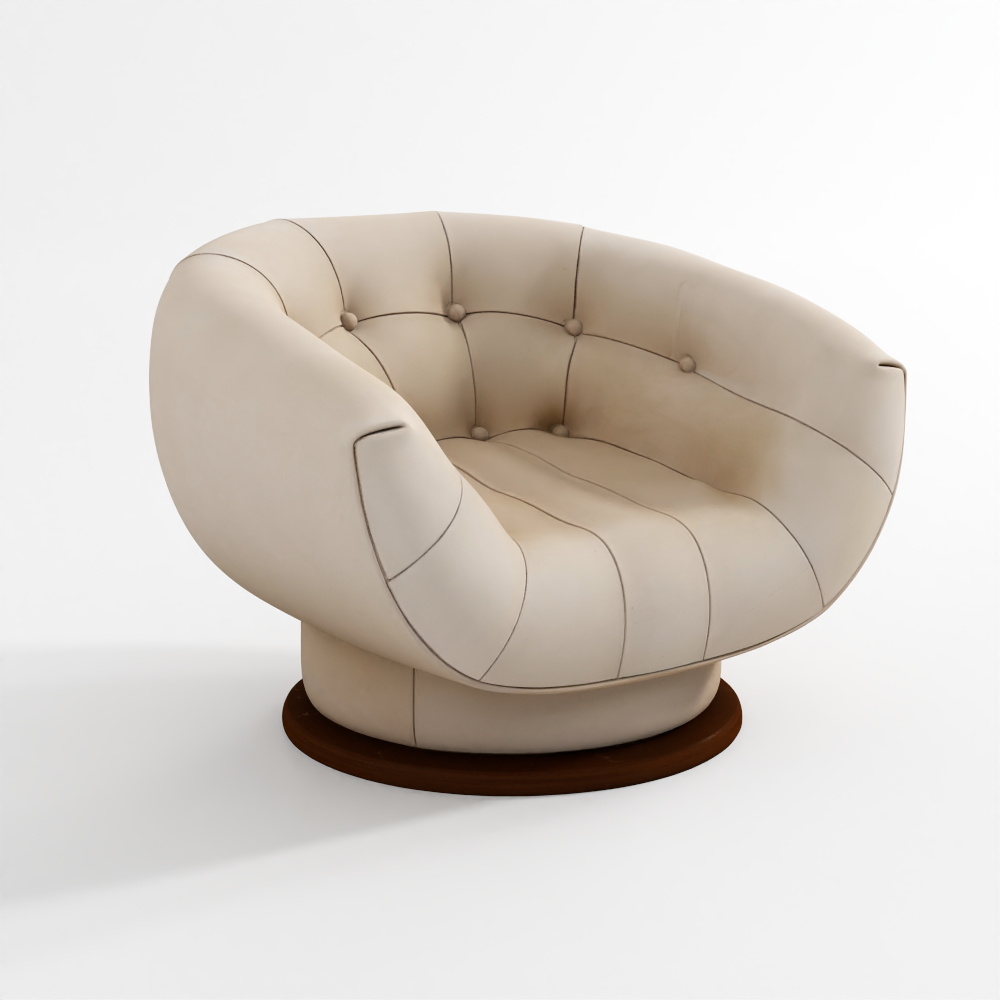 เก้าอี้หนังหมุนไทท์