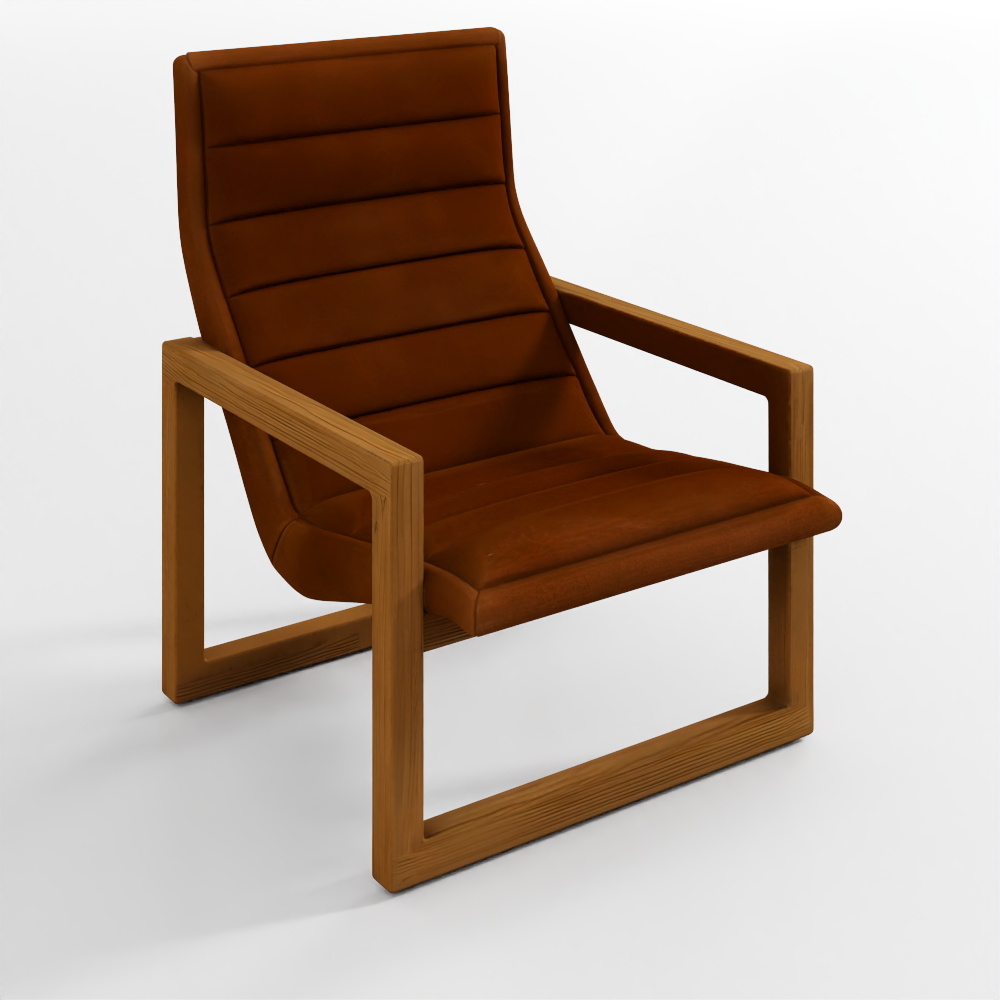 Кожаное кресло Лукас