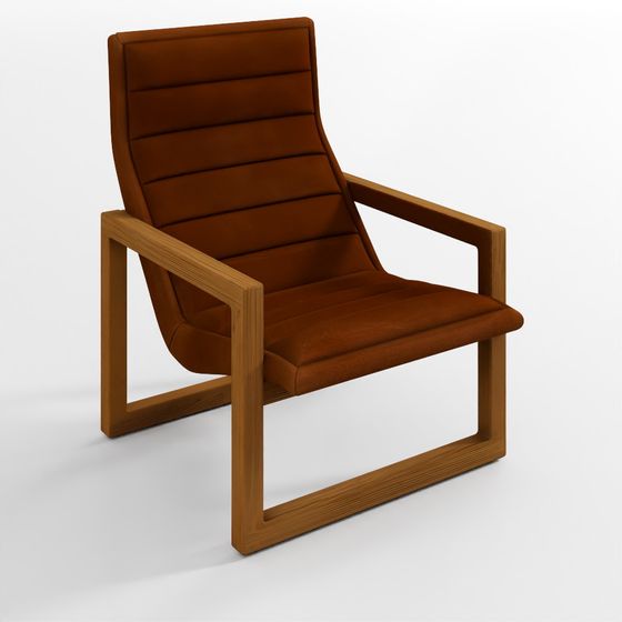 Кожаное кресло Лукас