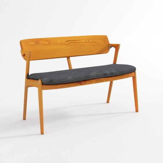 Urban Bench 3D model for Modern Design