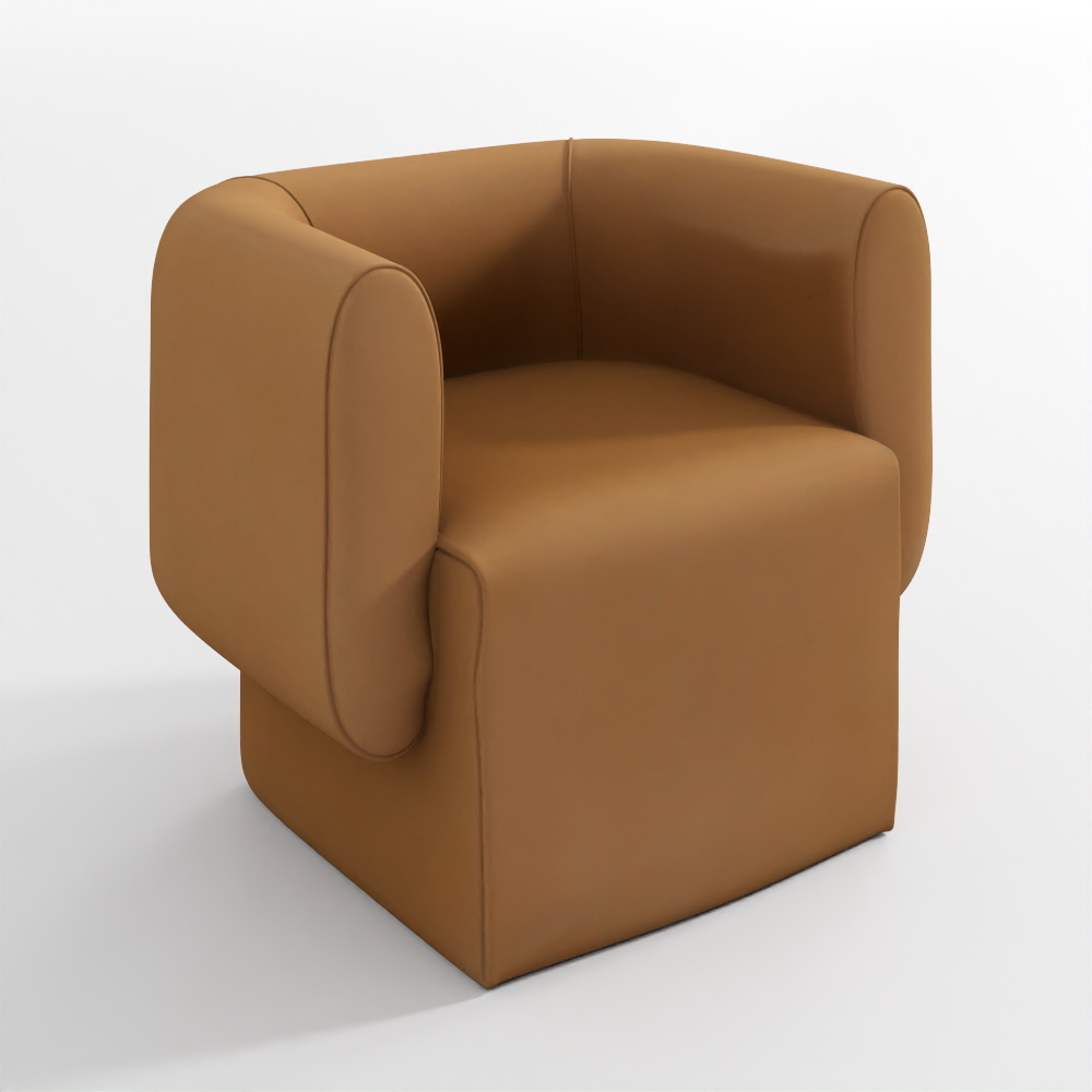 Gustavo Swivel Leather Chair