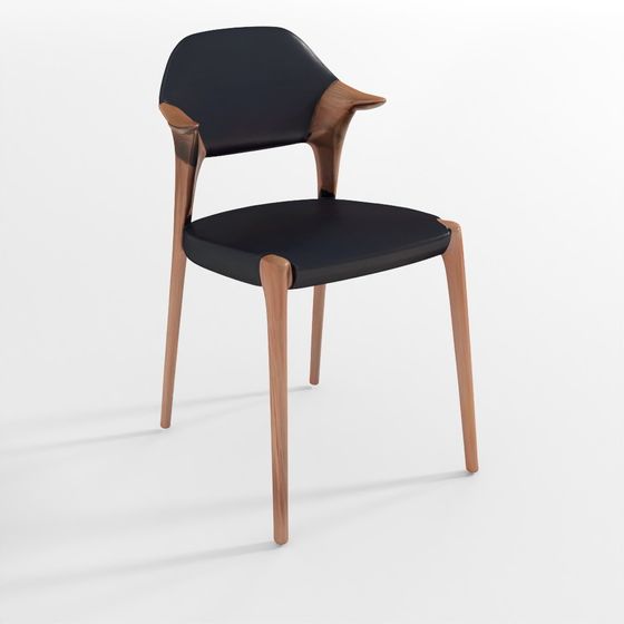 Elegant Minimalist Chair 3D model