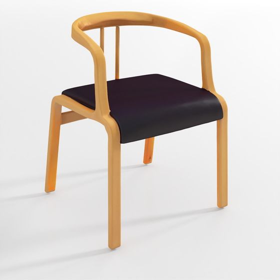 Modern Minimalist Y-Back Chair 3D model