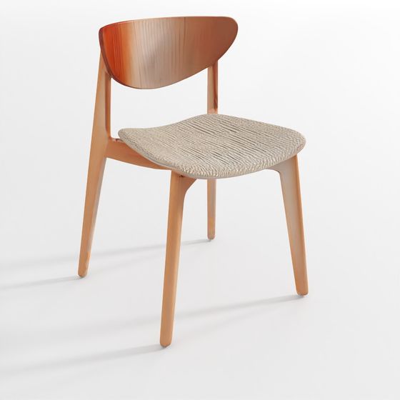 Scandinavian Minimalist Chair 3D model