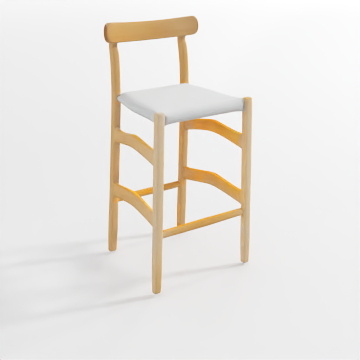Stylish Wooden Chair 3D Model – Scandinavian Minimalism