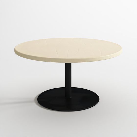 Stylish Low-Polygon Round Table 3D model Design