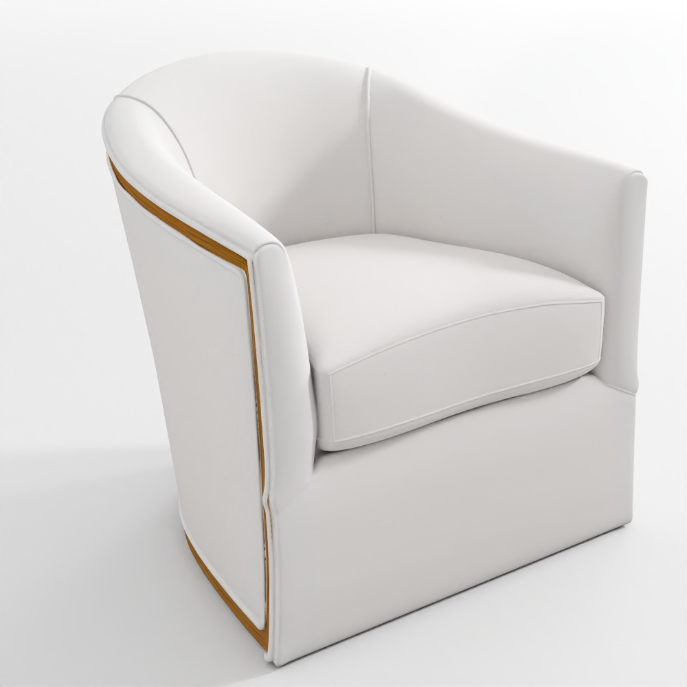 Поворотное кресло Provence с деревянной рамой