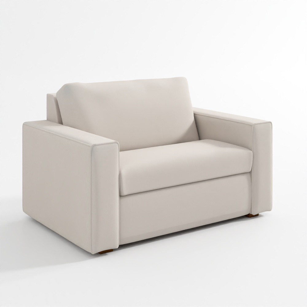 Sillón Cama Norfolk con Brazos Anchos - Individual