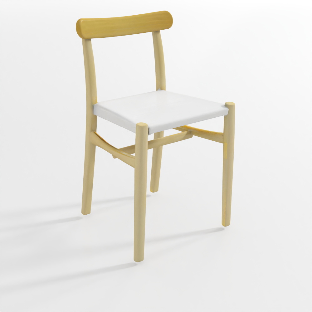 стул из светлого дерева