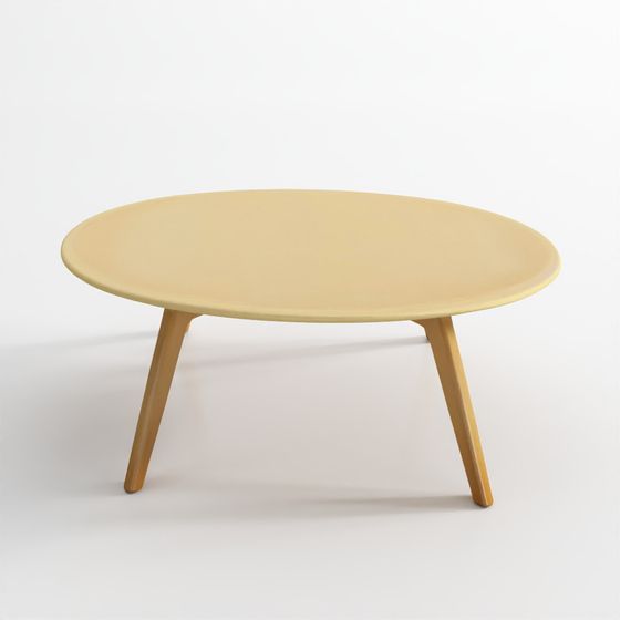 Elegant Low-Poly Coffee Table 3D model