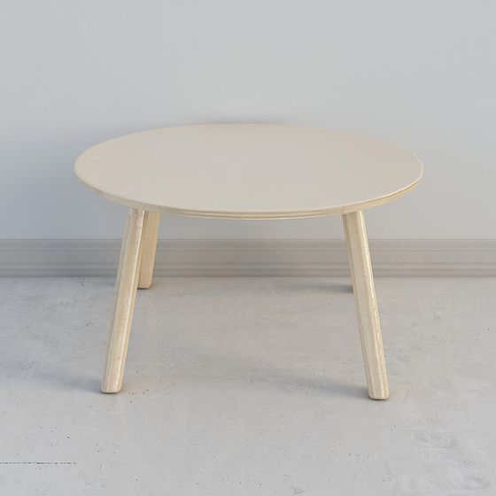 Elegant Round Table 3D model for Modern Interiors
