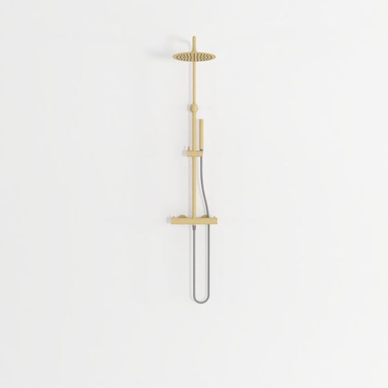 JEE-O Slimline Shower Set - Matte Gold