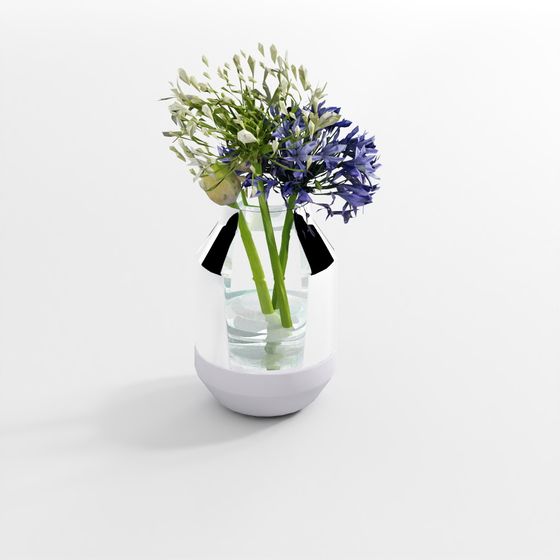 Decorative Vase with Agapanthus Muuto