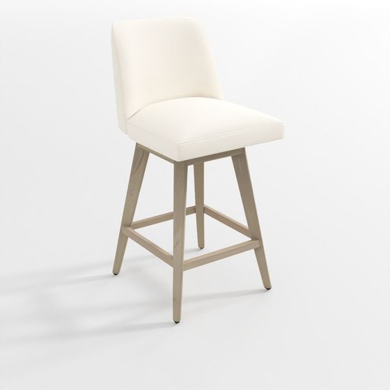 Taburete Giratorio Tapizado Layton