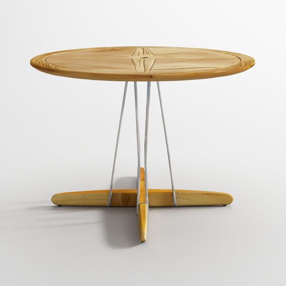 Minimalist Round Table 3D model