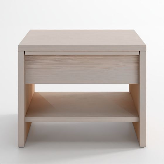 Clemente 30 Whitewashed Ash Charging Nightstand