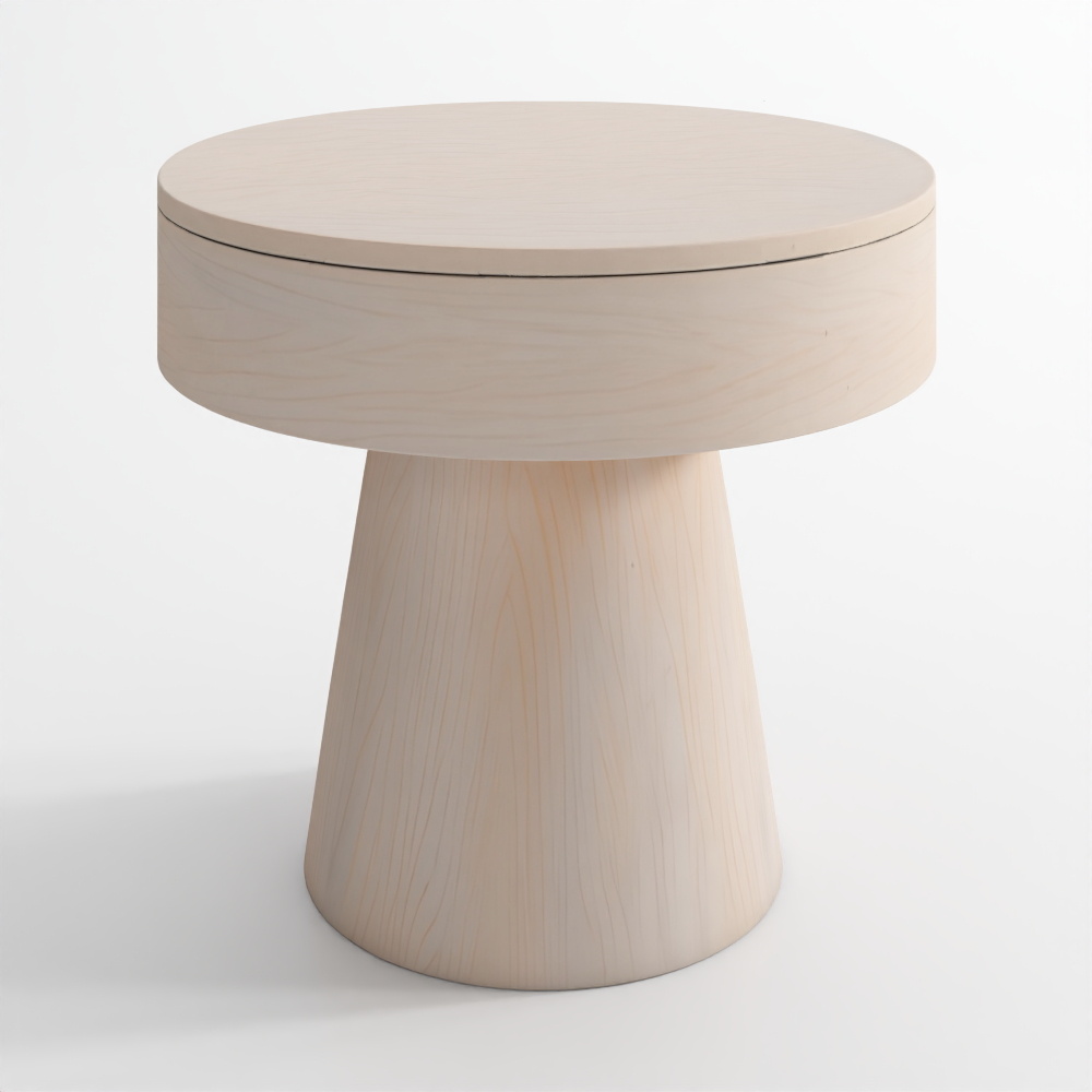 Прикроватная тумбочка Willy 24 из белёного дерева от Leanne Ford