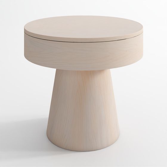 Прикроватная тумбочка Willy 24 из белёного дерева от Leanne Ford