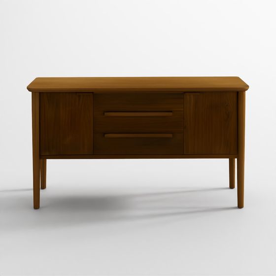 Tate 62 Walnut Midcentury Credenza