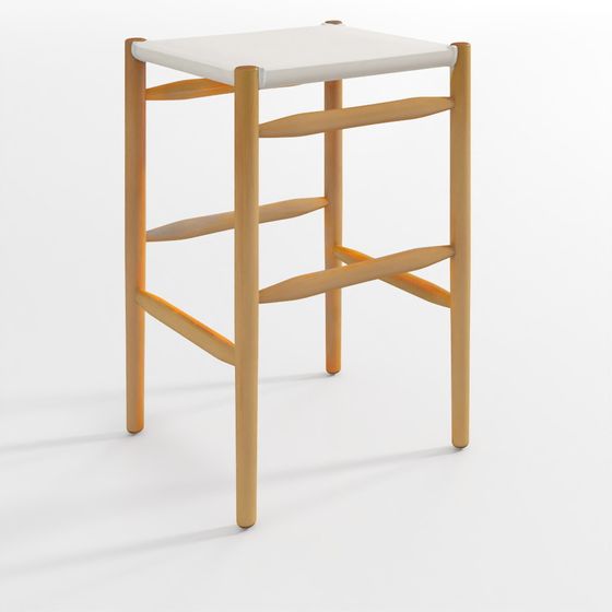 Lightwood Stool Mid