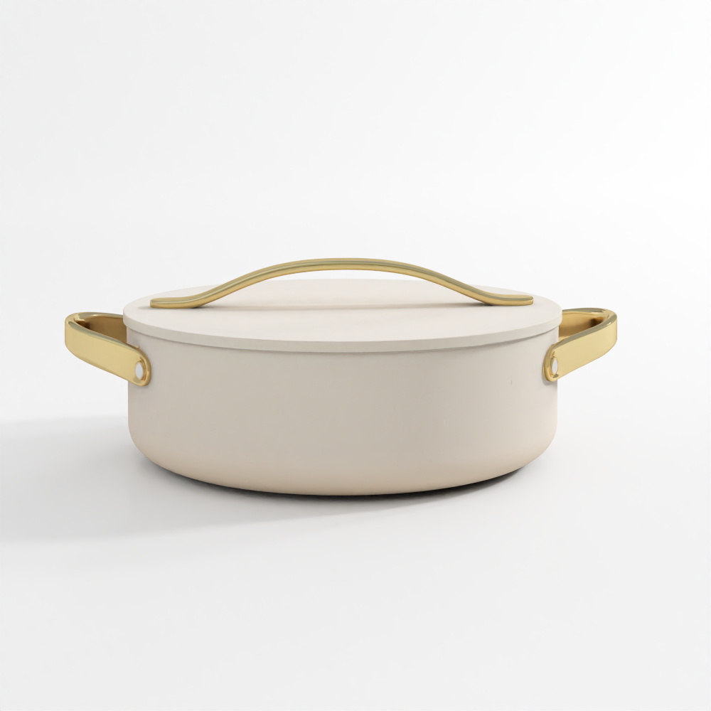 Caraway ® Cookware Plus Cream and Gold Stock Ronde