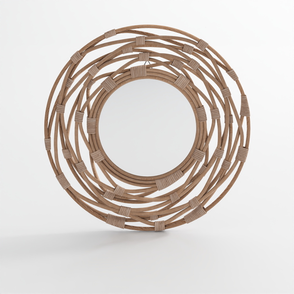 Rattan Mirror Corona 222