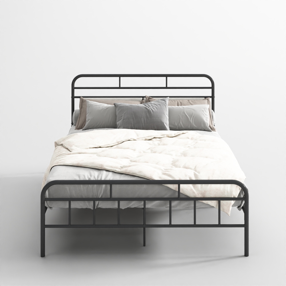 Letto Doppio in Ferro Americano