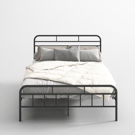 Letto Doppio in Ferro Americano