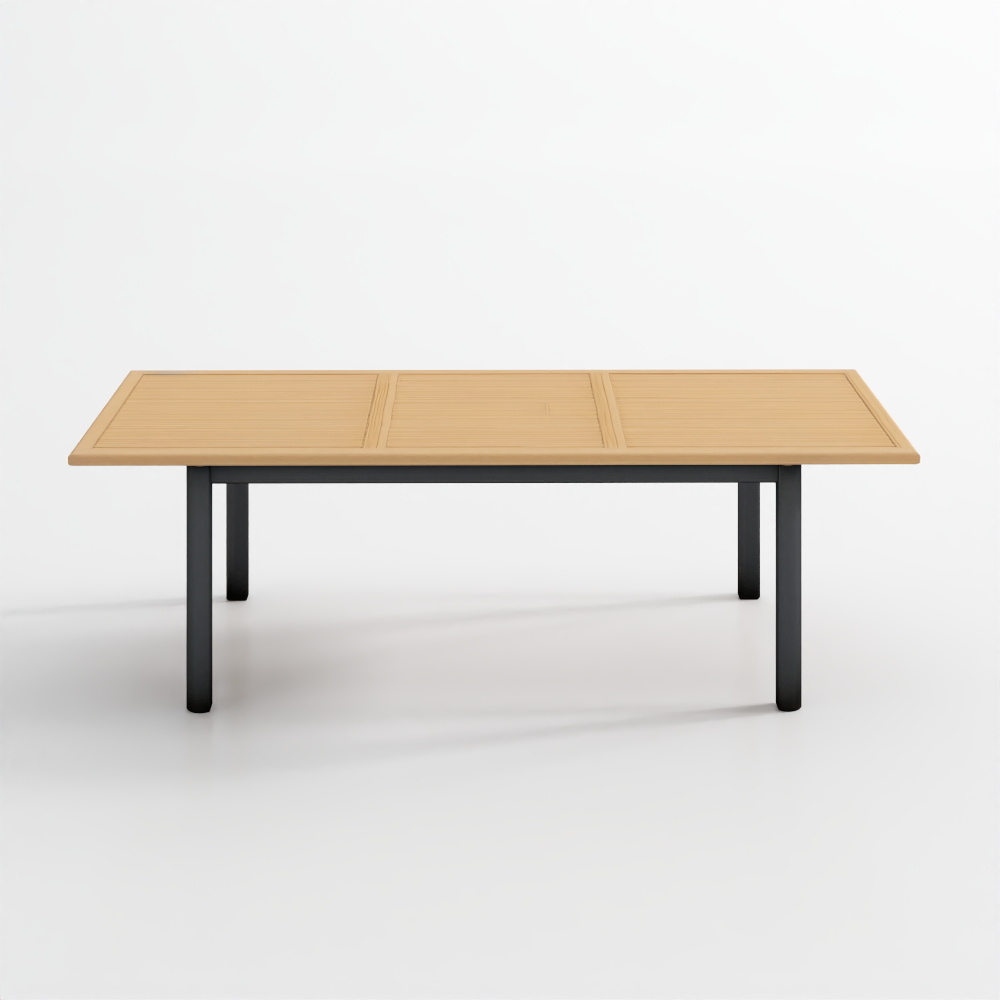 Mesa de Comedor Rectangular Extensible de Eucalipto Santa Ana para Exterior