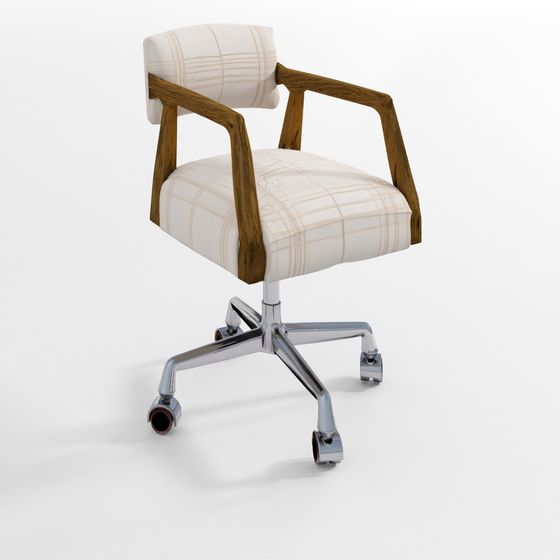 Beldan Upholstered Swivel Desk Chair