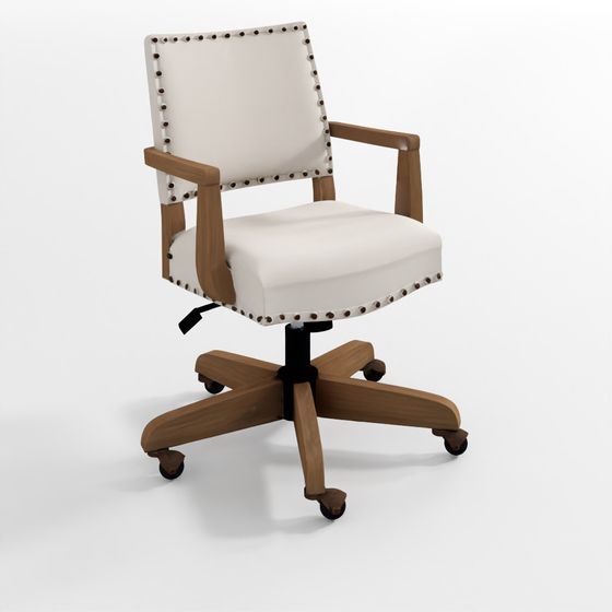 Manchester Upholstered Swivel Desk Chair