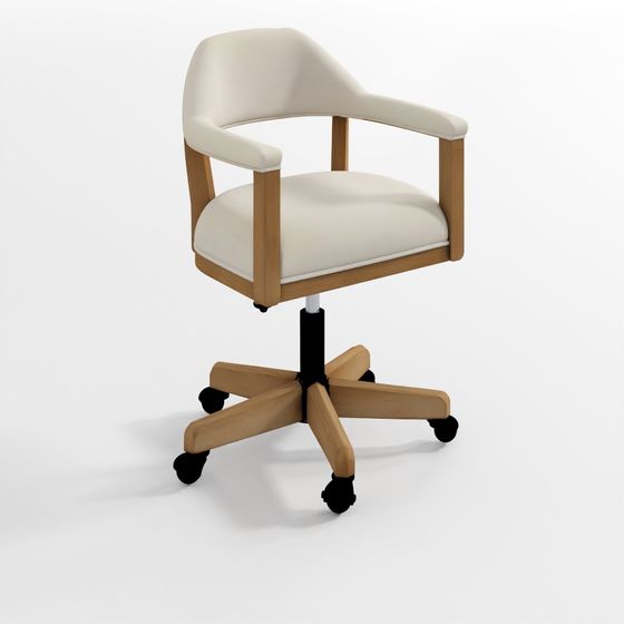 Windom Upholstered Swivel Desk Chair