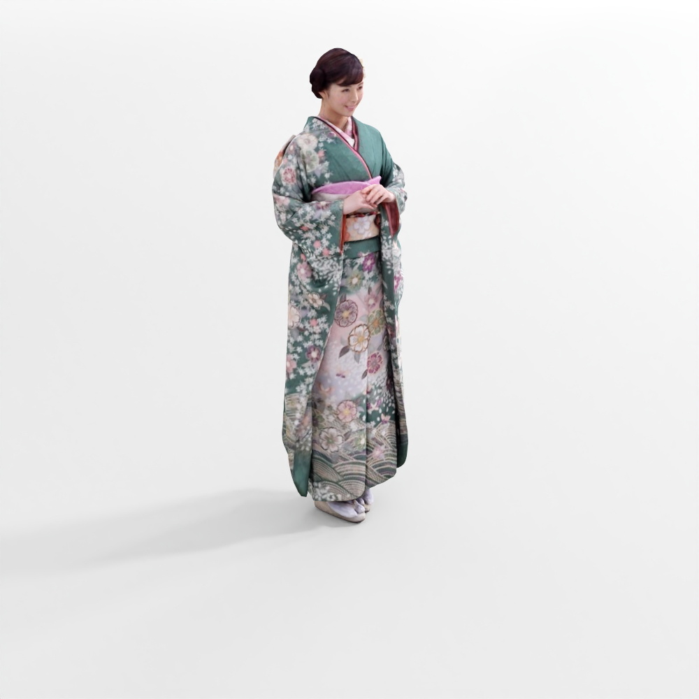 Japanese Kimono Woman