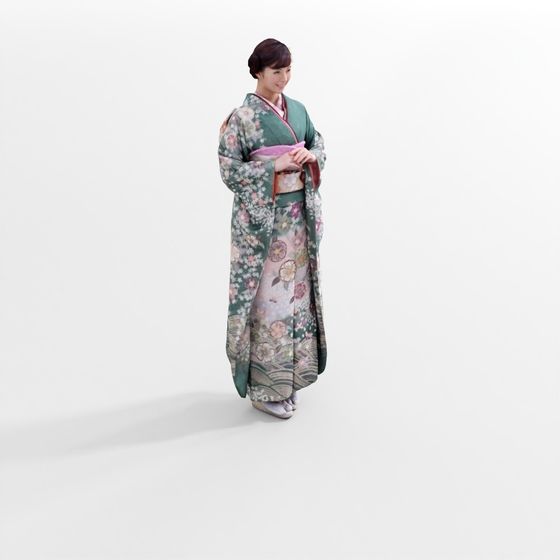 Japanese Kimono Woman