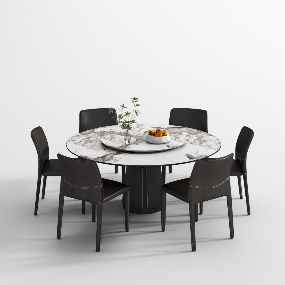 Bộ Bàn Ăn Tròn Hiện Đại (Sửa Đổi)