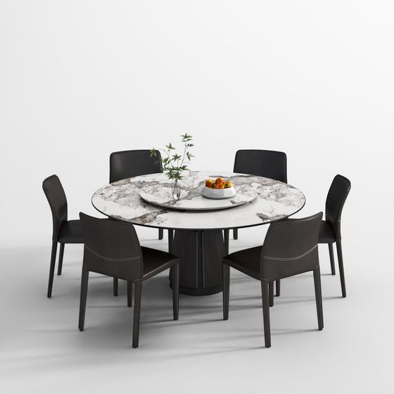 Bộ Bàn Ăn Tròn Hiện Đại (Sửa Đổi)