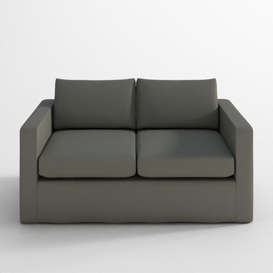 Диван Кармель с широкими подлокотниками и съемным чехлом