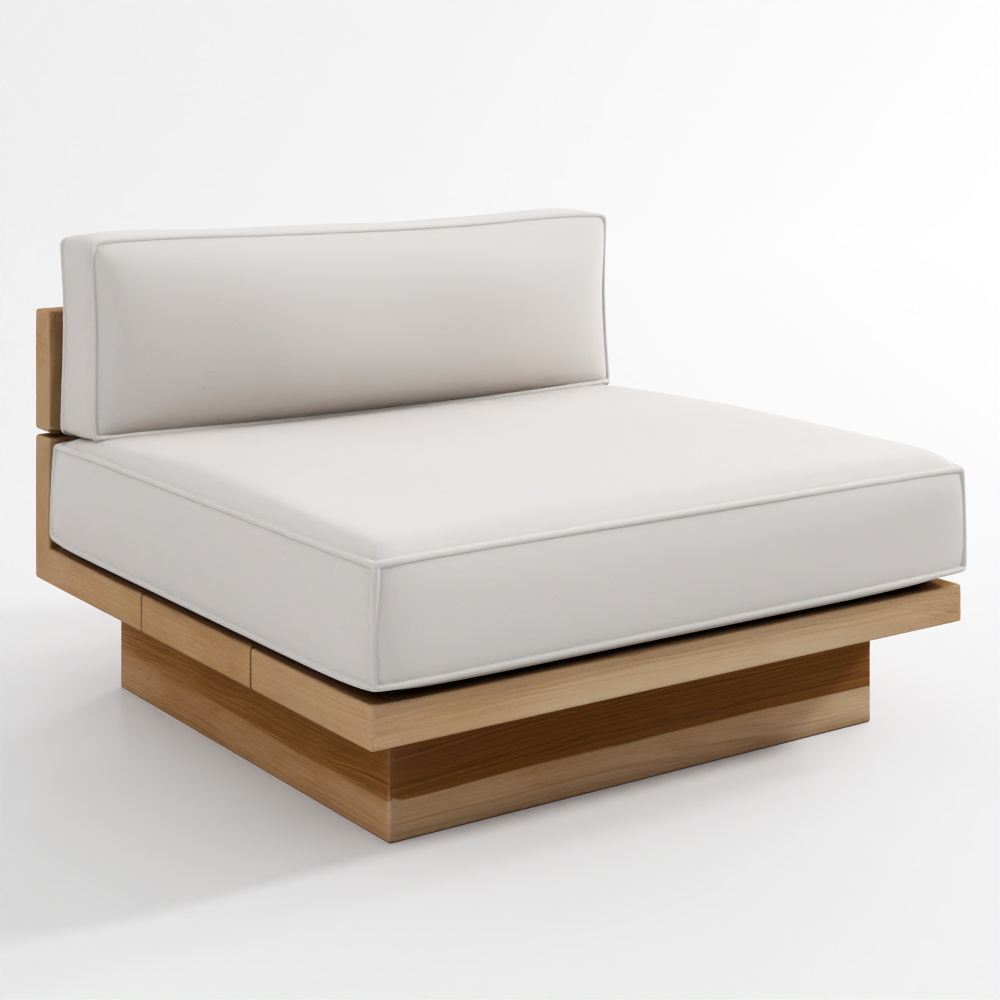 Menorca Teak Armlehnloser Stuhl