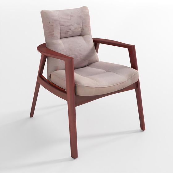 Modern Armchair 3D model for Cozy Comfort