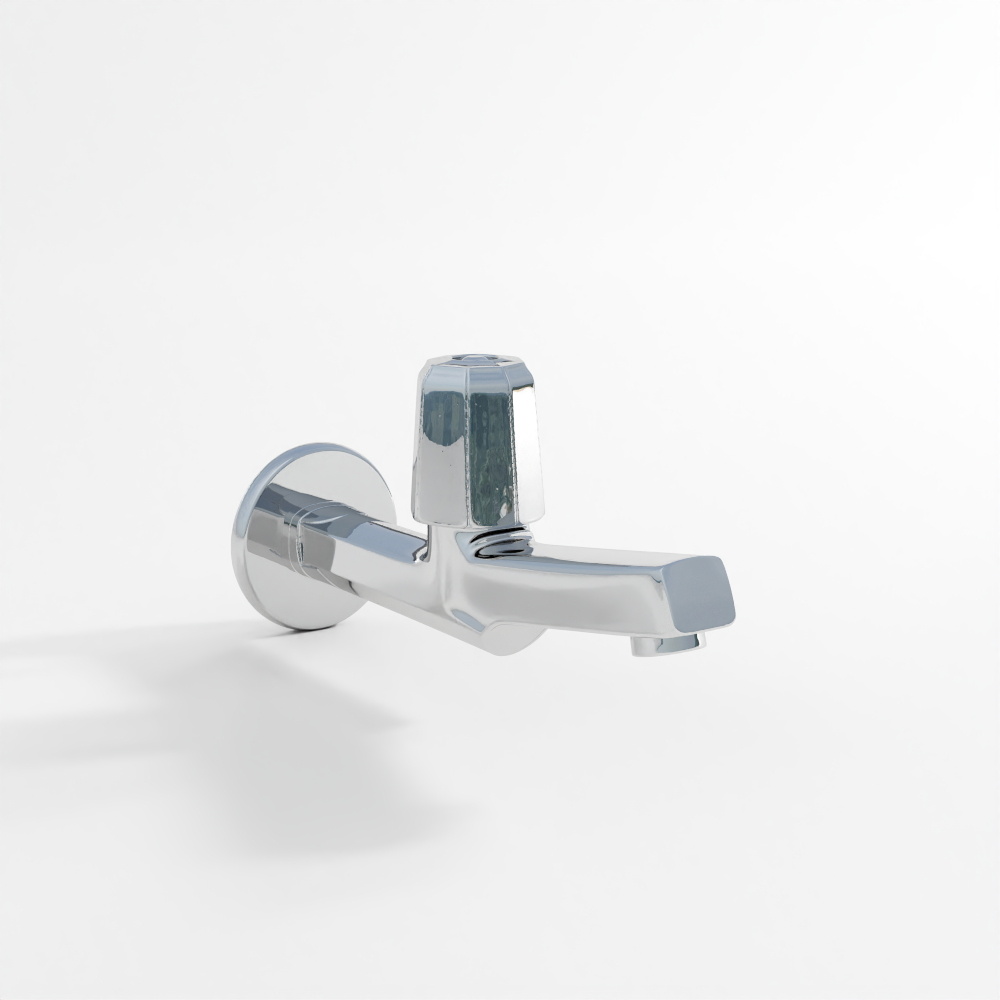 Robinet avec Corps Long et Bride Murale