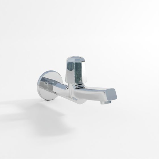 Robinet avec Corps Long et Bride Murale