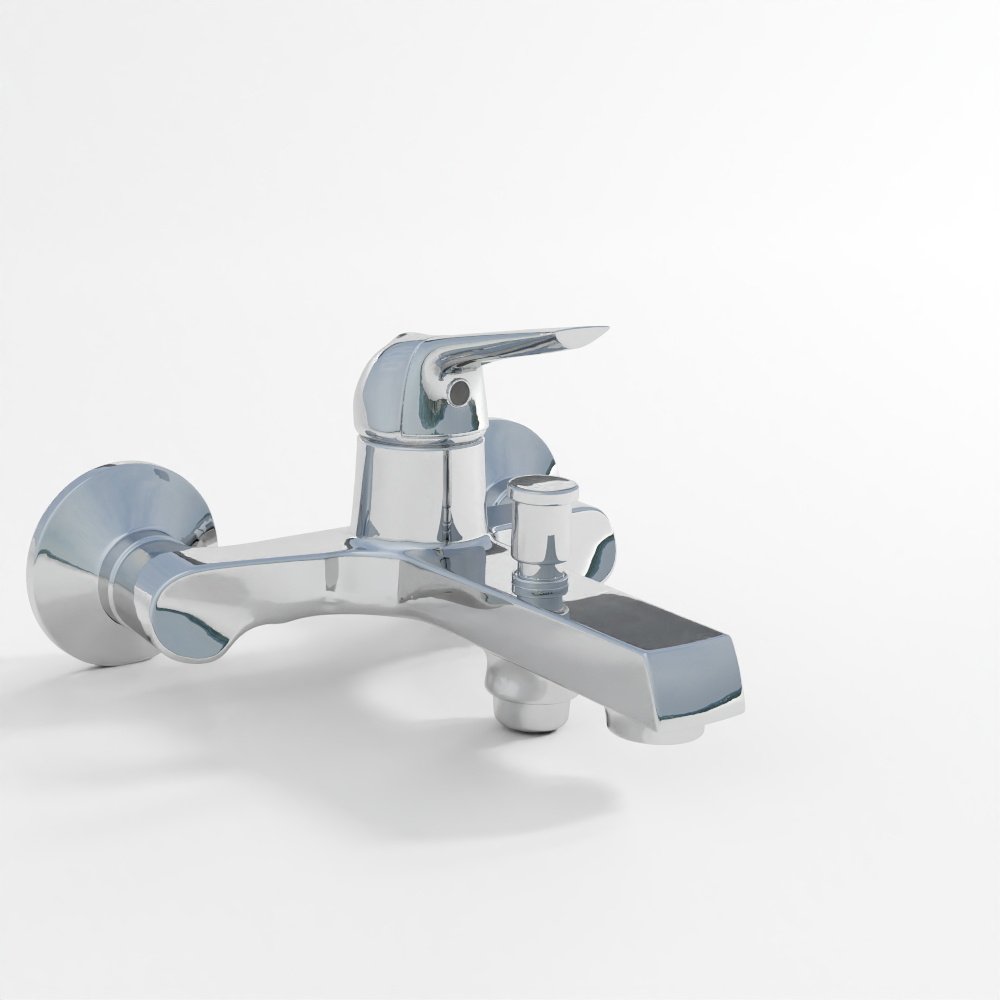 Vòi trộn tường cần đơn