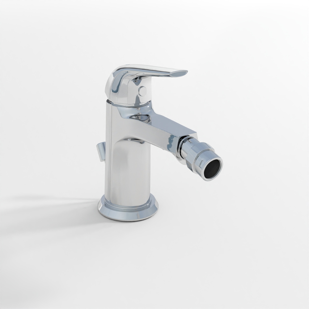 Vòi trộn bệ xí 1 lỗ cần gạt đơn Jaquar với bộ xả popup S