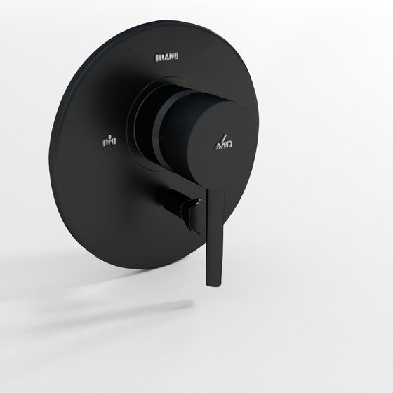 3-Inlet Single Lever Concealed Diverter - Black Matte